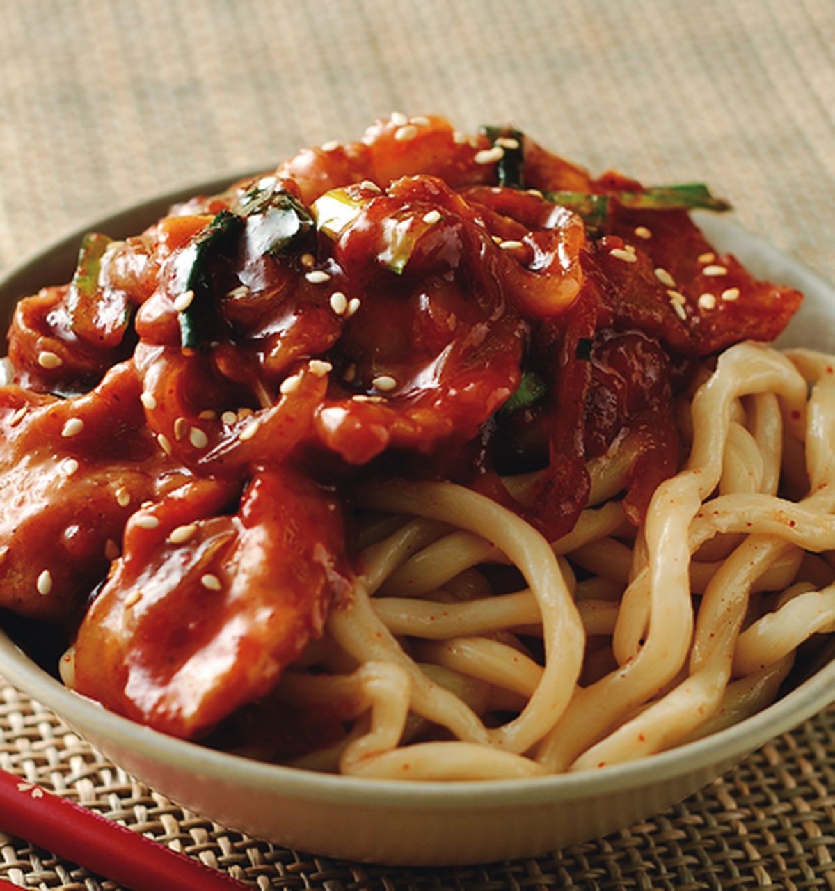韩式烧肉拌面