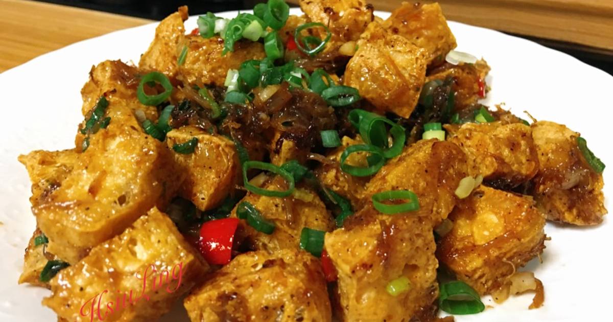 xo酱伴豆腐(炸豆腐的变化)