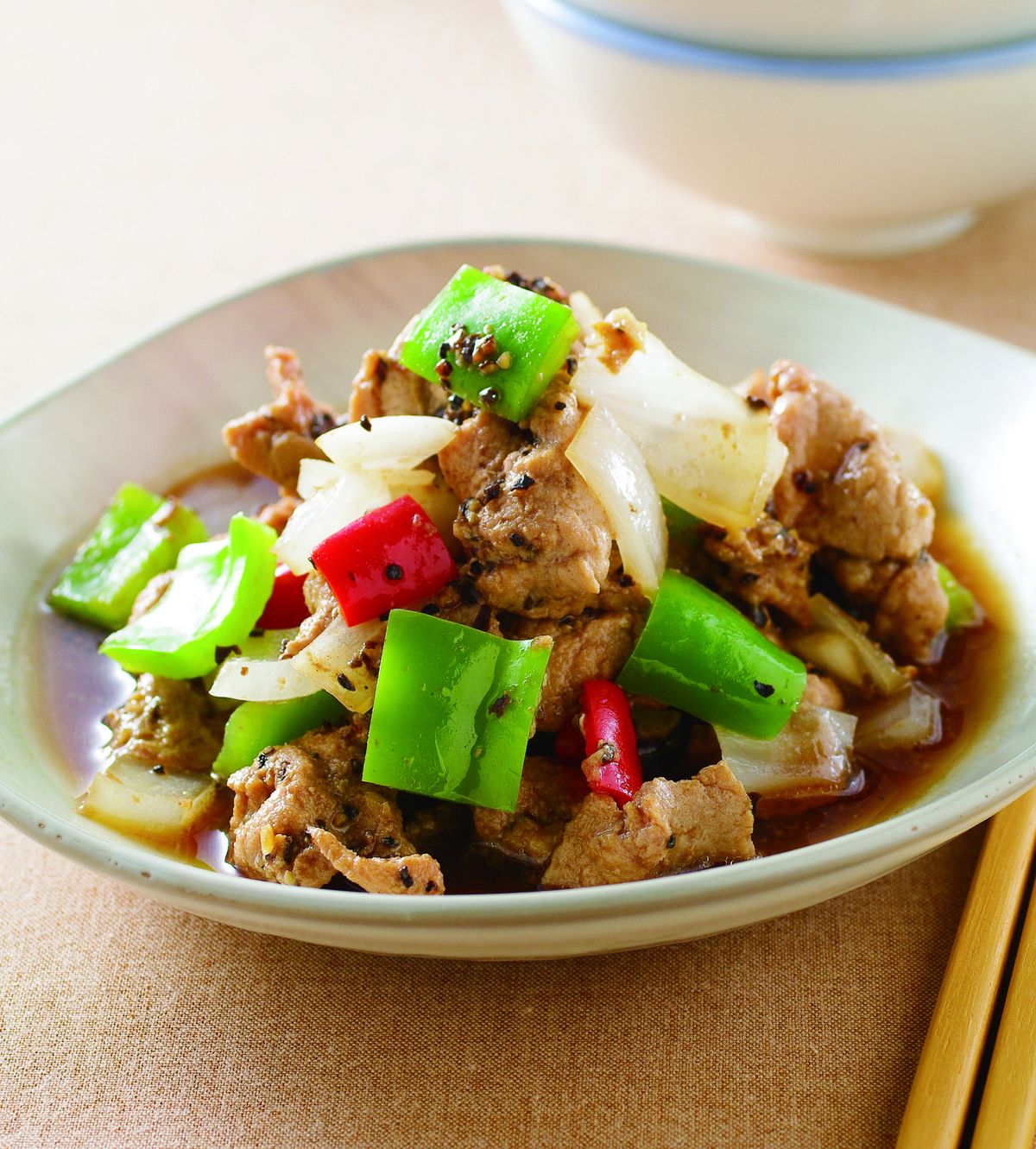 黑椒肉片