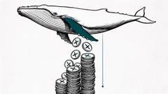 XRP巨鯨錢包縮水、交易所存量膨脹，分析師示警下探0.98美元