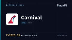 [Carnival 2026會計年度Q3法說會] 嘉年華郵輪財報超標1億美元，破紀錄需求推升收益率2.5%，全年EPS上修至2.24美元