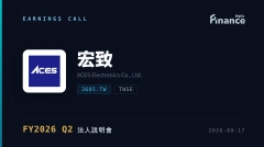 【宏致 FY2026 Q2 法說會】AI 營收佔比衝 20%、Q4 目標 38%，Bloom Energy 電力引擎下半年貢獻逾 10%