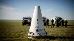 美俄太空人完成241天ISS任務，乘聯盟號平安返抵哈薩克