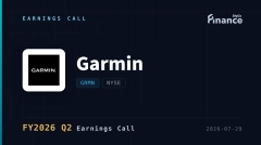 【GRMN 2026 Q2 法說會】Garmin 健身營收飆升25%，調高全年財測，每股盈餘上看10美元