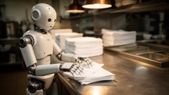 Dyna Robotics共同創辦人Jason Ma：首款通用機器人已在餐廳大規模摺餐巾