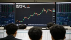韓元兌美元收在1384.8韓元…月終拋匯賣壓促匯率轉跌