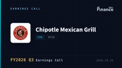 【Chipotle Mexican Grill FY2026 Q3 法說會】美國Chipotle下修Q4同店銷售預估至約2%，10月客流轉弱、餐廳利潤率恐降150個基點