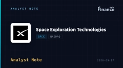 AI放緩論重擊晶片股 大摩：SpaceX具防禦性 目標價維持300美元