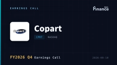 【Copart 2026會計年度Q4法說會】Copart斥資收購GMV達100億美元的ACV數位汽車拍賣平台，Q4淨利下滑17.4%至3.274億美元