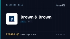 【Brown & Brown 2026年Q3法說會】美國Brown & Brown特種通路有機營收下滑0.8%，承保市場業者搶回E&S業務；零售業務成長2.6%表現勝出
