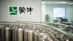 mengniu Dairy中期營收447.95億人民幣，歸屬股東淨利增近16%創經營利潤新高