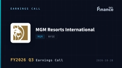 【MGM Resorts International 2026年Q3法說會】MGM稱美國本土業務本益比不到3倍，拉斯維加斯ADR鬆動之際誓言買回庫藏股