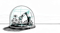 Joel Borgen 的《收據地平線》：一個機器人花 90 分鐘種花、AI 拒絕談論 120 萬死者的烏託邦