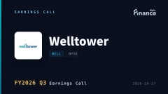 【Welltower FY2026 Q3 法說會】Welltower上調FFO財測至6.50美元，SHO NOI成長21%連16季突破20%