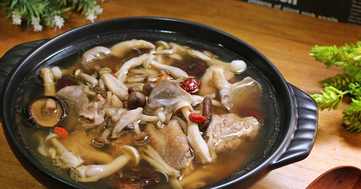 百菇鸡汤料理的8种做法 