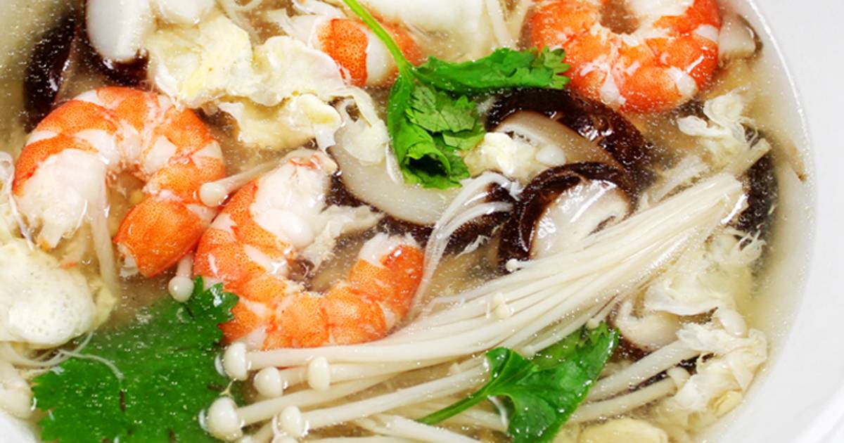 【厚生厨房】鲜虾菇菇羹汤