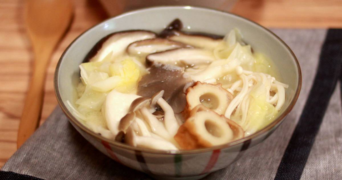 菲姐私房菜-味噌蕈菇养生汤