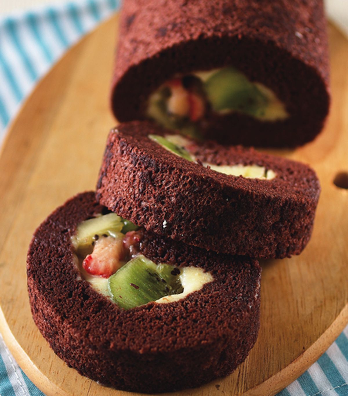 巧克力水果布丁蛋糕