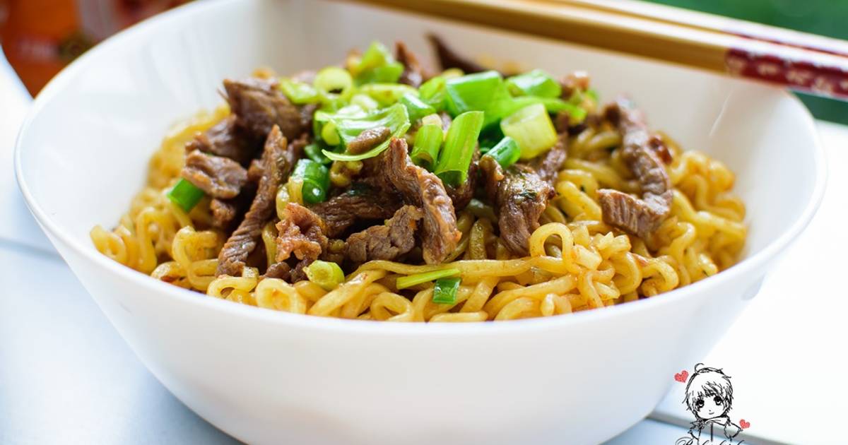 【味王泡面创意秀】沙茶牛肉炒面