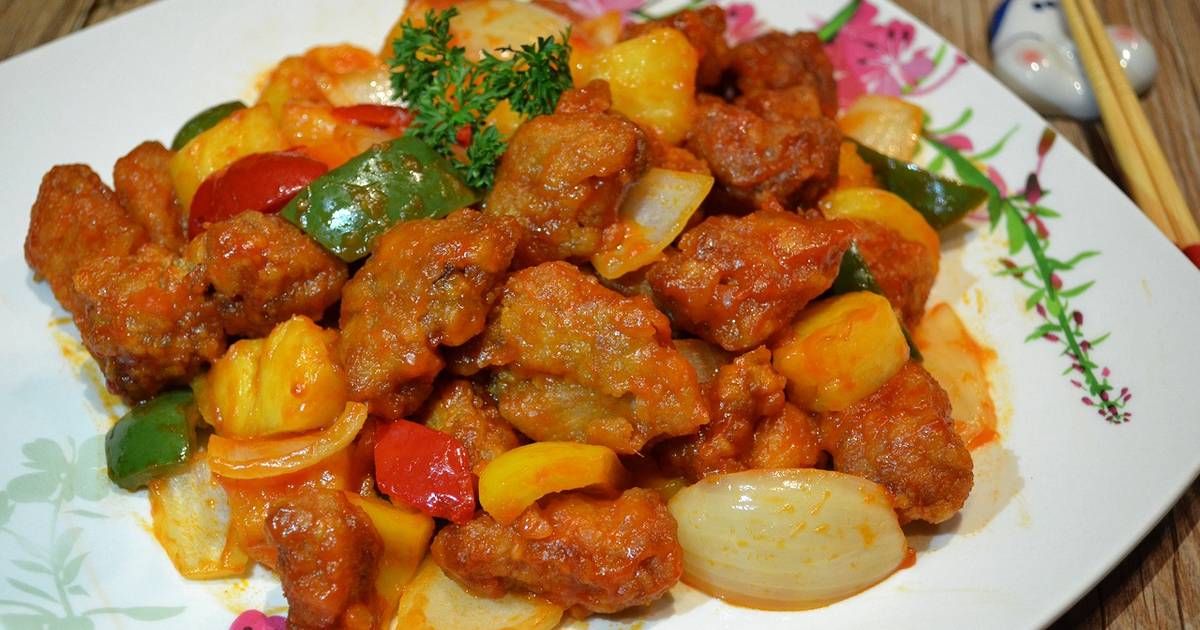 港式甜酸炒排骨